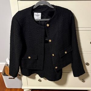 Black Abercrombie Tweed Jacket and Skort set